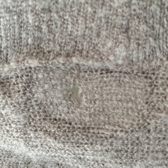 Umgee Tan Flowy Turtleneck Sweater, Size Medium - Picture 6 of 6